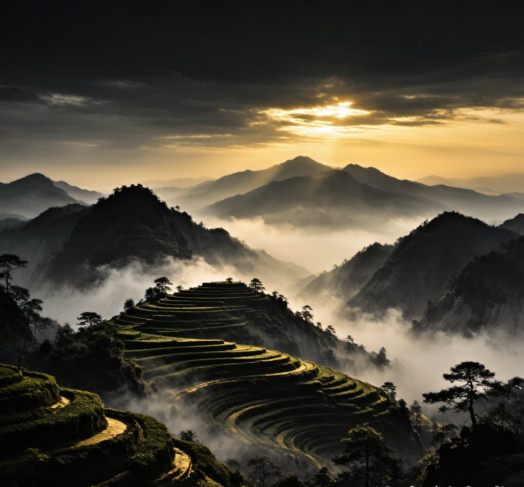 潮州凤凰山核心产区云雾茶园