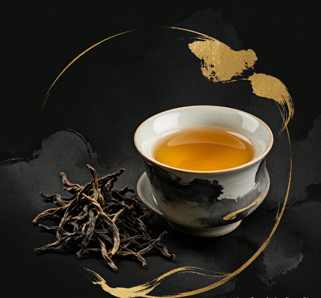 蜜兰香单丛干茶与琥珀茶汤