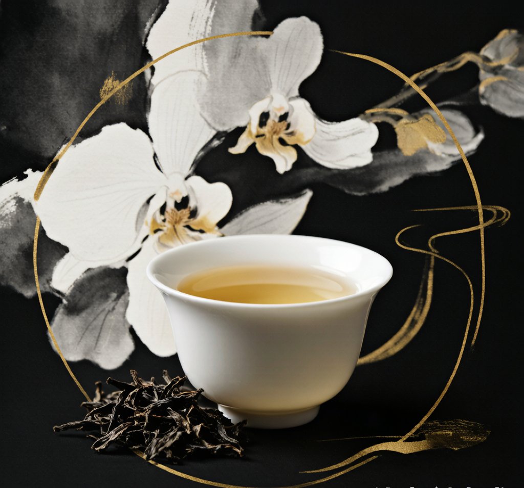 芝兰香单丛干茶与淡金茶汤